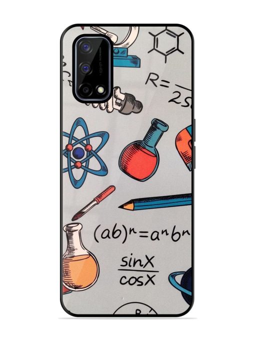 Science Doodle Glossy Soft Edge Case for Realme Narzo 30 Pro (5G) Chachhi