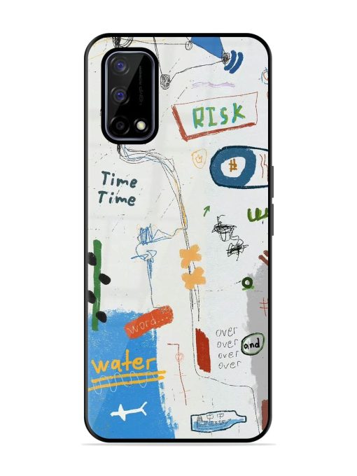 Mind Map Madness Glossy Soft Edge Case for Realme Narzo 30 Pro (5G) Chachhi