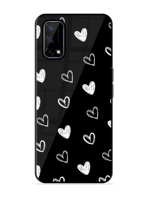 Scattered Hearts Glossy Soft Edge Case for Realme Narzo 30 Pro (5G) Chachhi