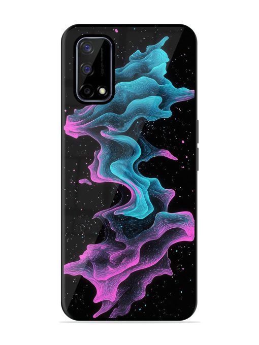 Cosmic Currents Glossy Soft Edge Case for Realme Narzo 30 Pro (5G) Chachhi