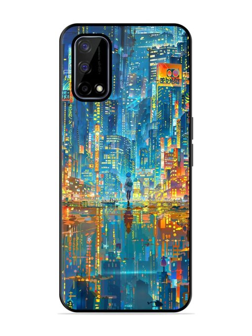 Neon Metropolis Glossy Soft Edge Case for Realme Narzo 30 Pro (5G) Chachhi