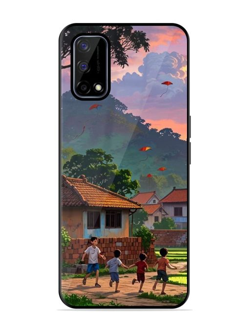 Sunset Play Glossy Soft Edge Case for Realme Narzo 30 Pro (5G) Chachhi