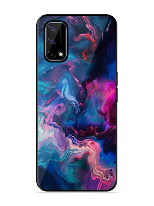 Cosmic Swirl Glossy Soft Edge Case for Realme Narzo 30 Pro (5G) Chachhi