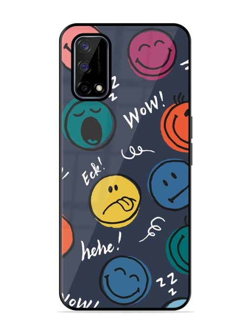 Emoticon Parade Glossy Soft Edge Case for Realme Narzo 30 Pro (5G) Chachhi