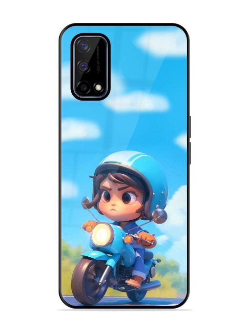 Little Rider Glossy Soft Edge Case for Realme Narzo 30 Pro (5G) Chachhi