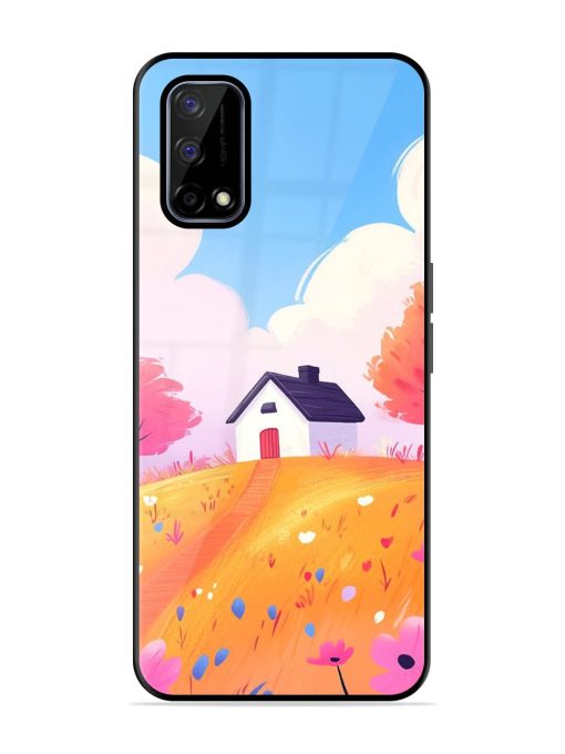 Hilltop Haven Glossy Soft Edge Case for Realme Narzo 30 Pro (5G) Chachhi