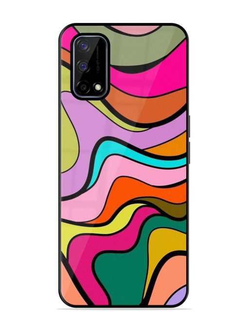 Wavy Wonder Glossy Soft Edge Case for Realme Narzo 30 Pro (5G) Chachhi