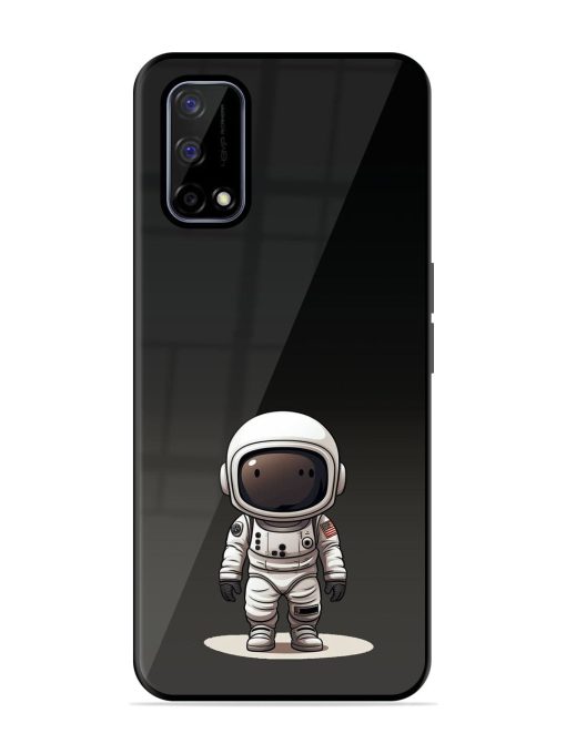 Neon Astronaut Glossy Soft Edge Case for Realme Narzo 30 Pro (5G) Chachhi