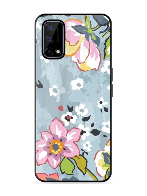 Floral Fantasy Glossy Soft Edge Case for Realme Narzo 30 Pro (5G) Chachhi