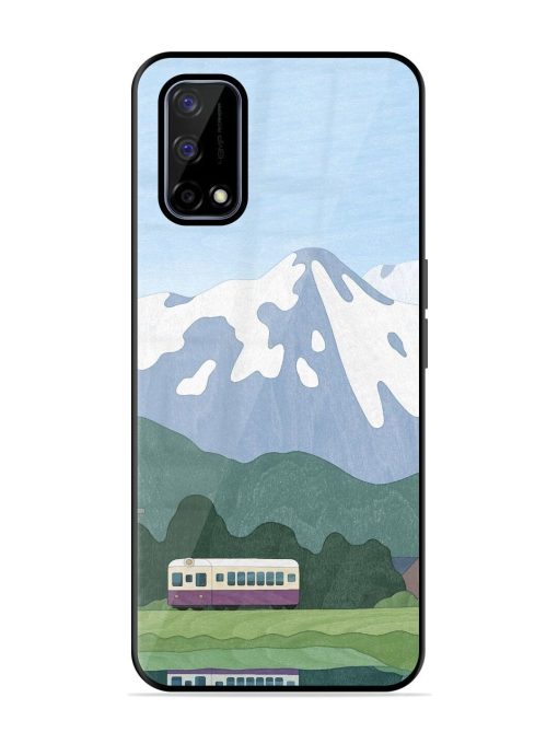 Mountainside Reflections Glossy Soft Edge Case for Realme Narzo 30 Pro (5G) Chachhi