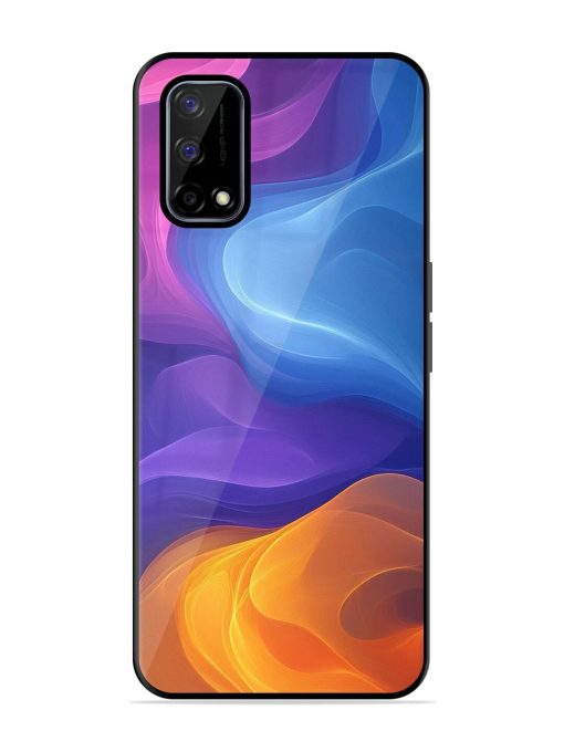 Cosmic Currents Glossy Soft Edge Case for Realme Narzo 30 Pro (5G) Chachhi