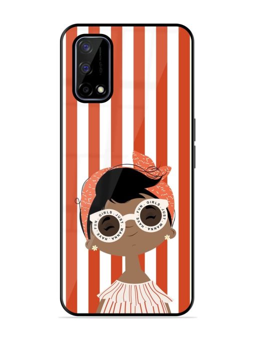 Girls Just Wanna Have Fun Glossy Soft Edge Case for Realme Narzo 30 Pro (5G) Chachhi