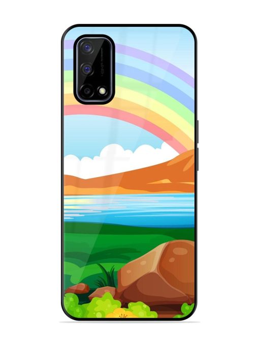 Rainbow Over The Lake Glossy Soft Edge Case for Realme Narzo 30 Pro (5G) Chachhi