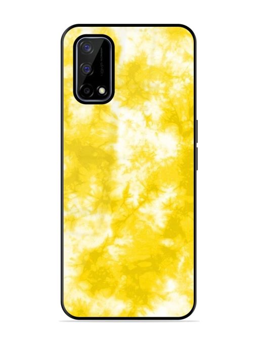 Golden Tie-Dye Twirl Glossy Soft Edge Case for Realme Narzo 30 Pro (5G) Chachhi