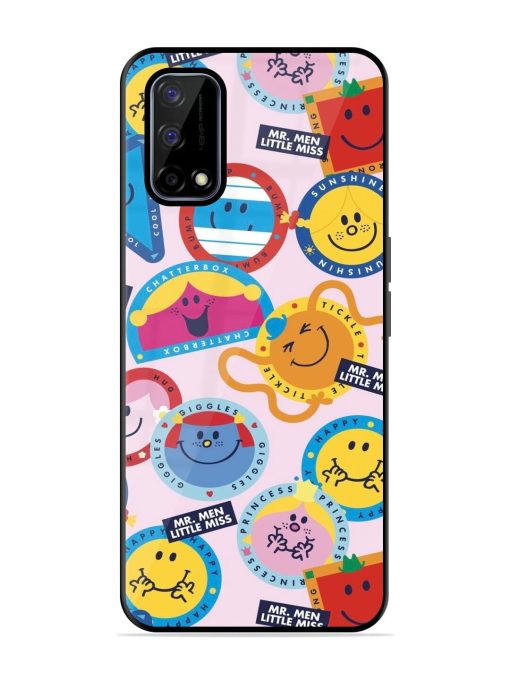 Whimsical Mr. Men & Little Miss Glossy Soft Edge Case for Realme Narzo 30 Pro (5G) Chachhi