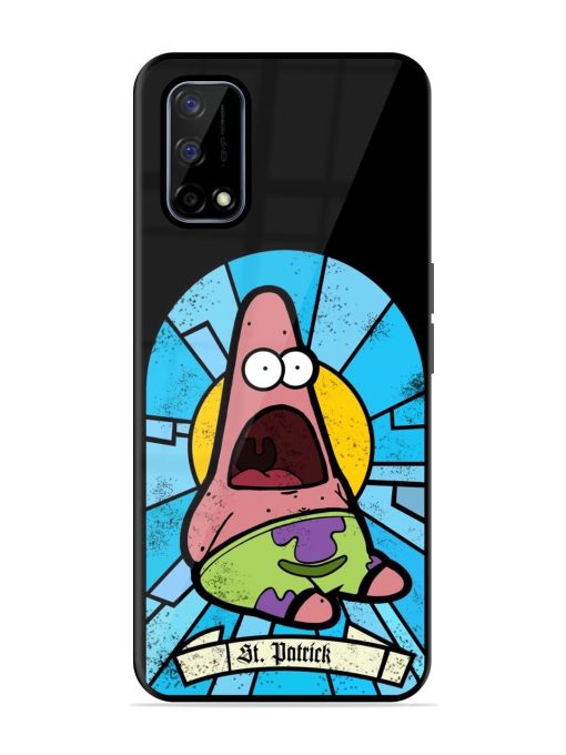 St. Patrick'S Day Stained Glass Patrick Star Glossy Soft Edge Case for Realme Narzo 30 Pro (5G) Chachhi