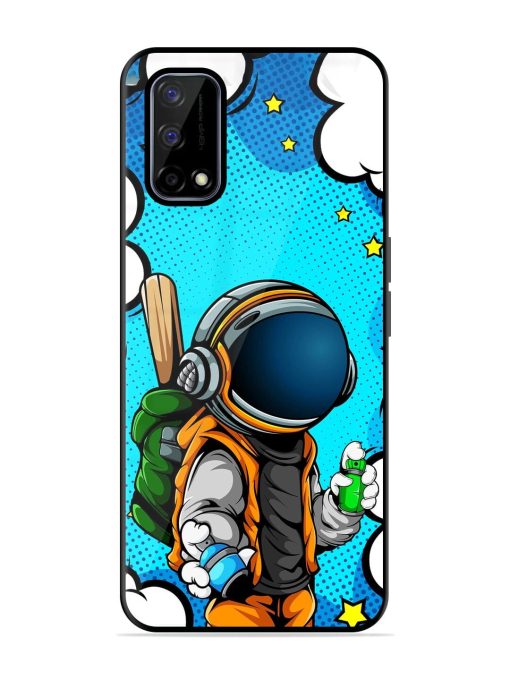 Space Graffiti Artist Glossy Soft Edge Case for Realme Narzo 30 Pro (5G) Chachhi