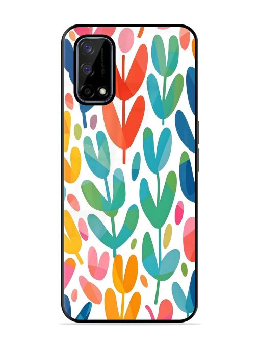 Rainbow Of Blooms Glossy Soft Edge Case for Realme Narzo 30 Pro (5G) Chachhi