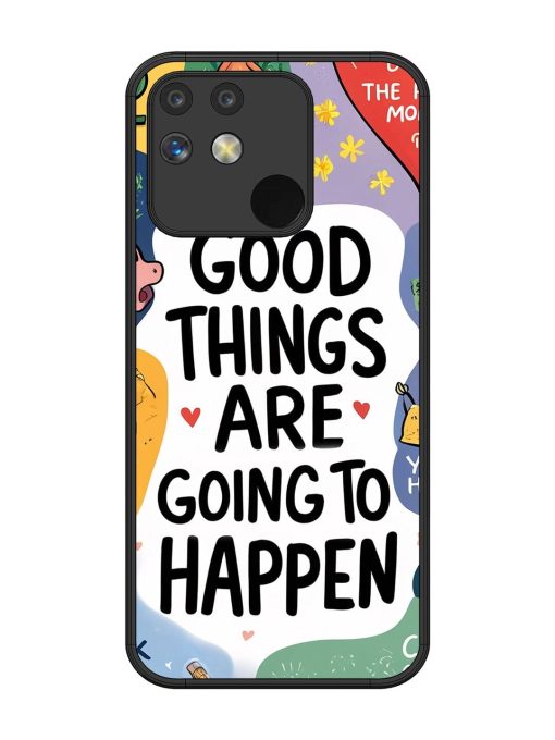 Uplifting Scribbles Glossy Soft Edge Case for Realme Narzo 50 (5G)