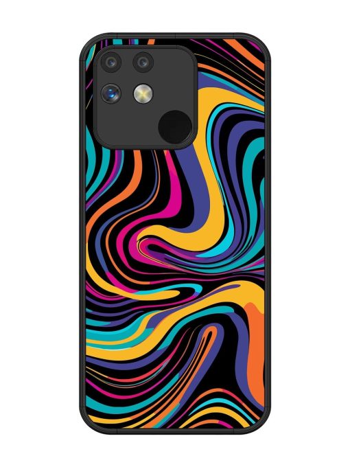 Psychedelic Swirl Glossy Soft Edge Case for Realme Narzo 50 (5G)