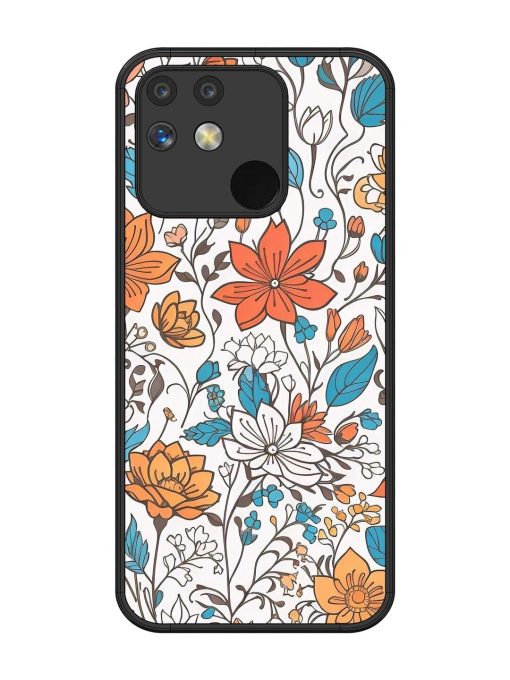 Floral Symphony Glossy Soft Edge Case for Realme Narzo 50 (5G)