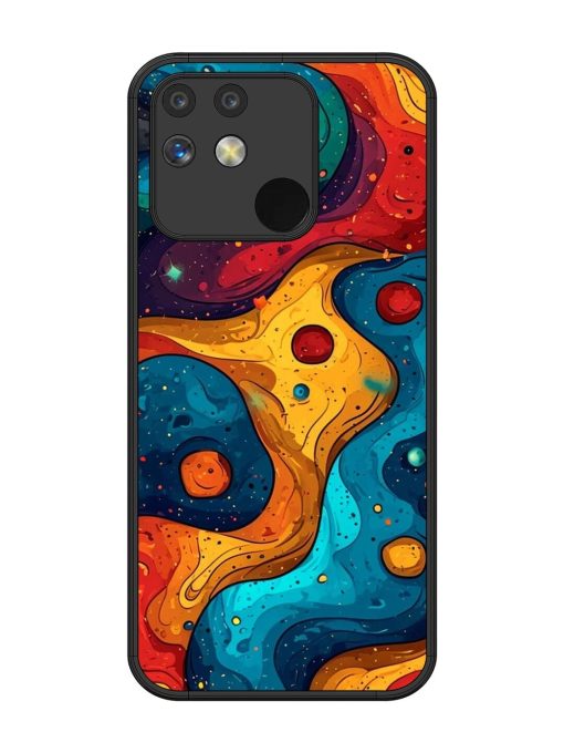 Cosmic Swirl Glossy Soft Edge Case for Realme Narzo 50 (5G)