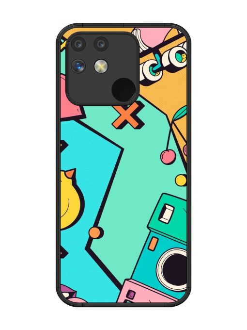 Retro Remix Glossy Soft Edge Case for Realme Narzo 50 (5G)