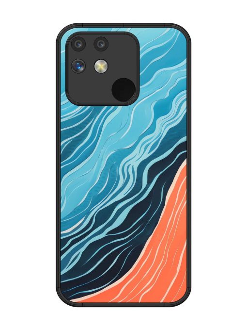 Oceanic Divide Glossy Soft Edge Case for Realme Narzo 50 (5G)