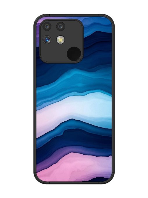 Oceanic Layers Glossy Soft Edge Case for Realme Narzo 50 (5G)