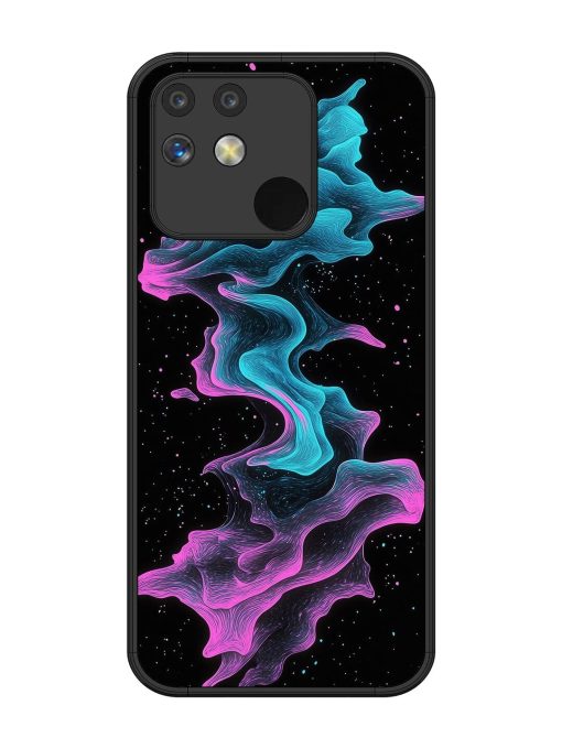 Cosmic Currents Glossy Soft Edge Case for Realme Narzo 50 (5G)