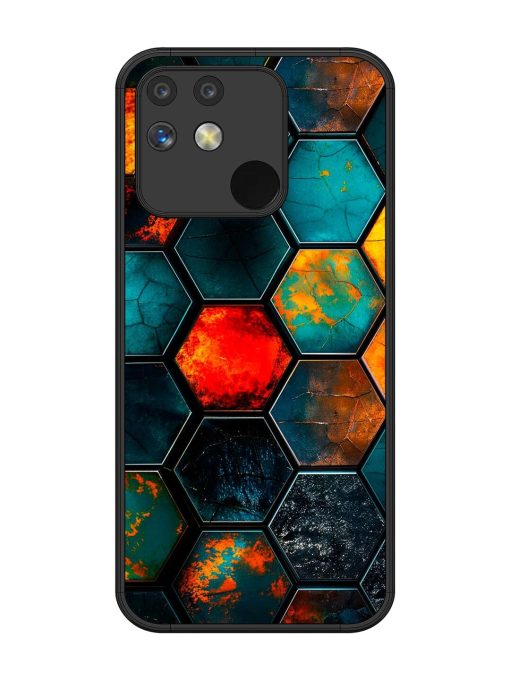 Hexagon Hive Glossy Soft Edge Case for Realme Narzo 50 (5G)