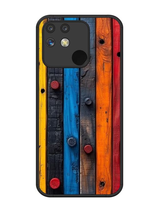 Rainbow Plank Glossy Soft Edge Case for Realme Narzo 50 (5G)