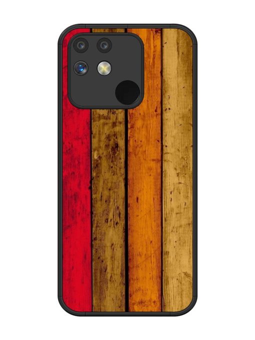 Colorful Woodgrain Glossy Soft Edge Case for Realme Narzo 50 (5G)