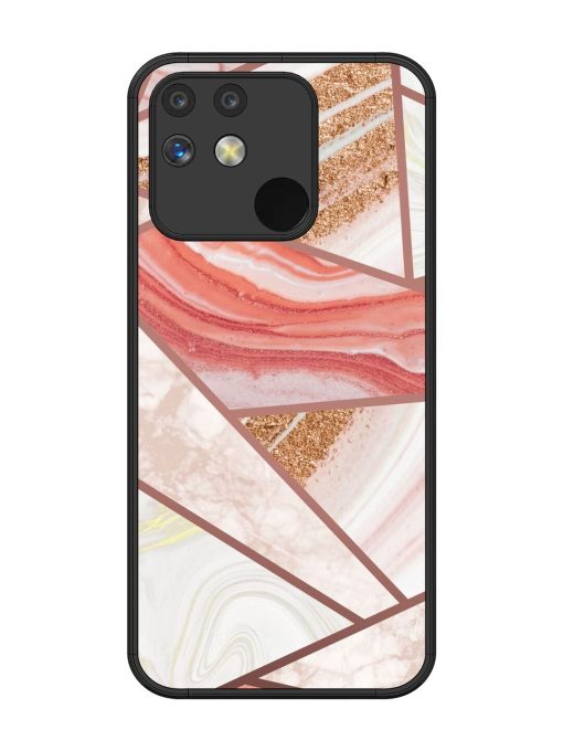 Rosy Mosaic Glossy Soft Edge Case for Realme Narzo 50 (5G)