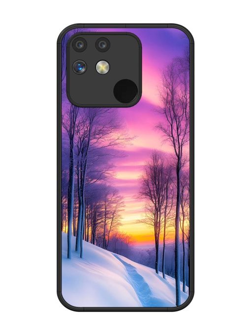 Winter'S Purple Haze Glossy Soft Edge Case for Realme Narzo 50 (5G)