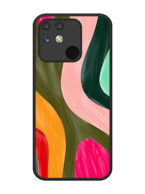 Wavy Wonderland Glossy Soft Edge Case for Realme Narzo 50 (5G)