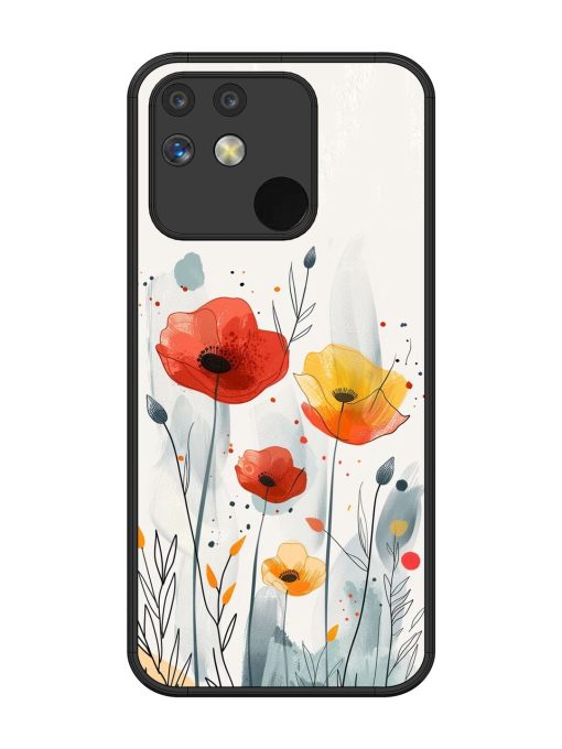 Poppy Fields Glossy Soft Edge Case for Realme Narzo 50 (5G)