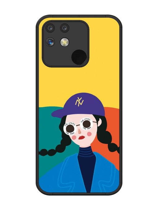 Starry-Eyed Girl Glossy Soft Edge Case for Realme Narzo 50 (5G)