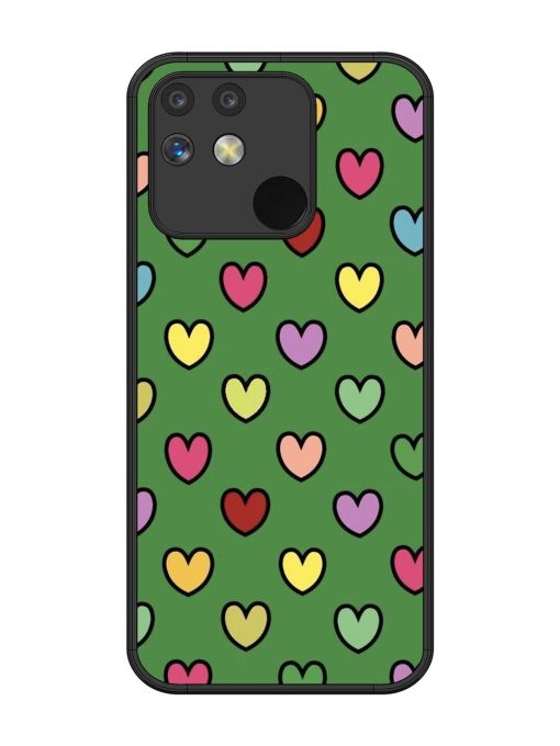 Rainbow Heart Parade Glossy Soft Edge Case for Realme Narzo 50 (5G)