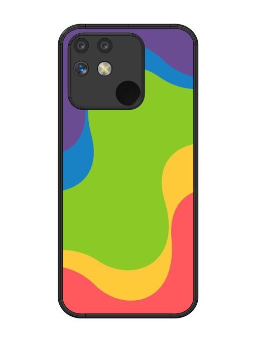 Wavy Rainbow Wonderland Glossy Soft Edge Case for Realme Narzo 50 (5G)