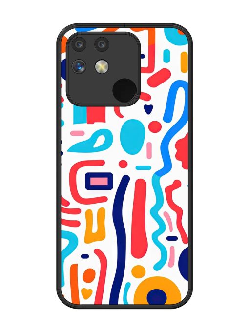 Whimsical Doodle Chaos Glossy Soft Edge Case for Realme Narzo 50 (5G)