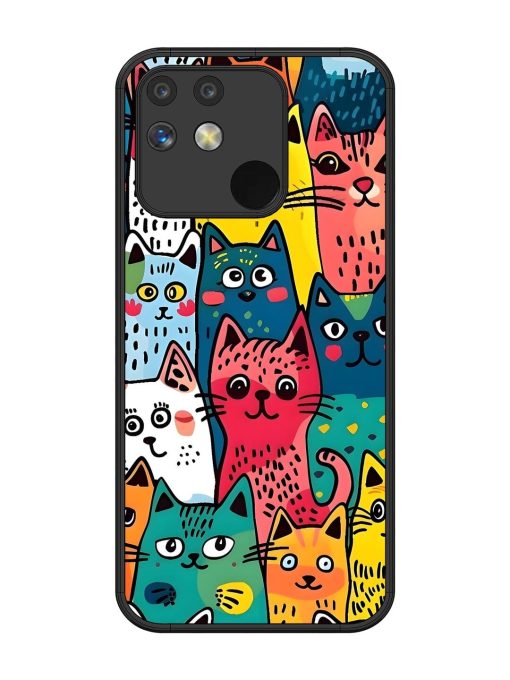 Feline Frenzy Glossy Soft Edge Case for Realme Narzo 50 (5G)