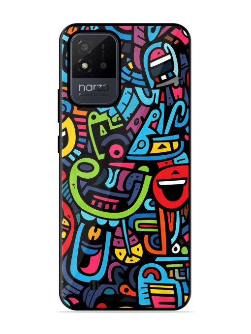 Doodlephoria Glossy Soft Edge Case for Realme Narzo 50I Chachhi