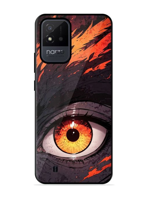 Inferno Gaze Glossy Soft Edge Case for Realme Narzo 50I Chachhi