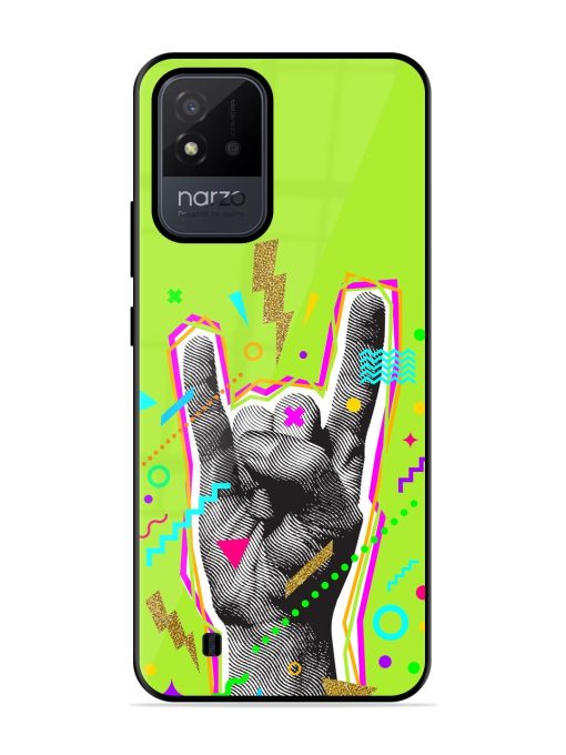 Neon Rock Glossy Soft Edge Case for Realme Narzo 50I Chachhi