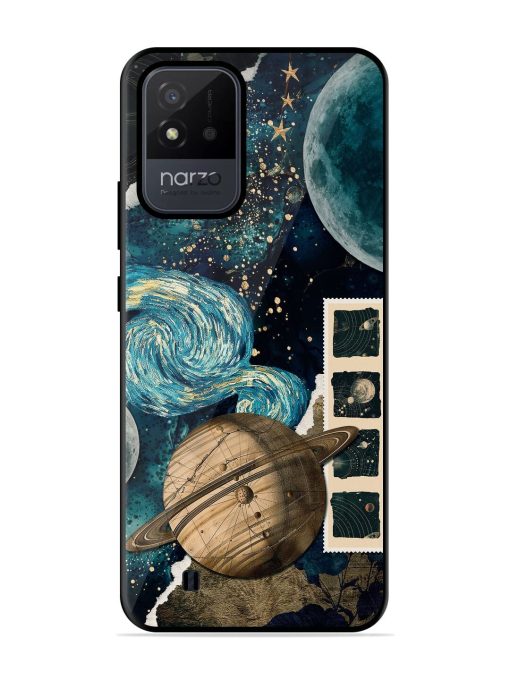 Celestial Tapestry Glossy Soft Edge Case for Realme Narzo 50I Chachhi