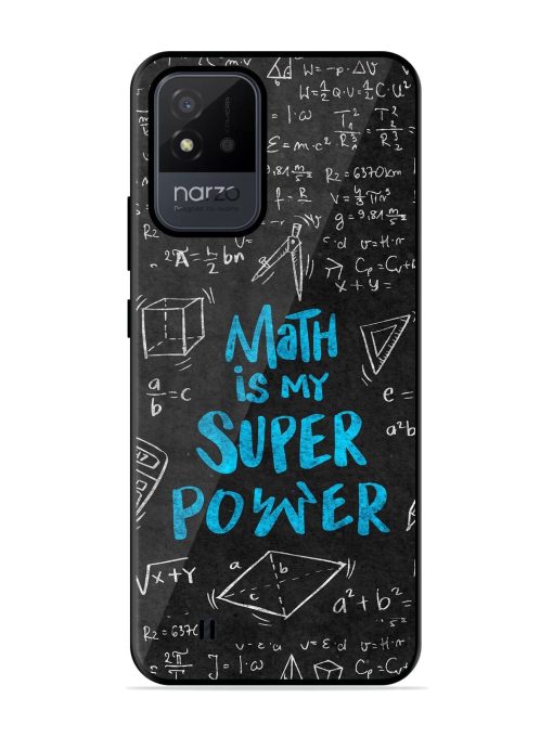 Math Magic Glossy Soft Edge Case for Realme Narzo 50I Chachhi