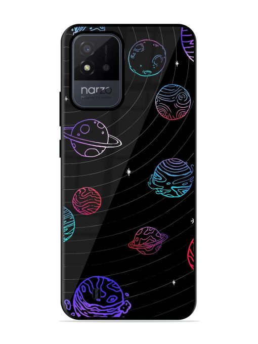 Cosmic Ballet Glossy Soft Edge Case for Realme Narzo 50I Chachhi