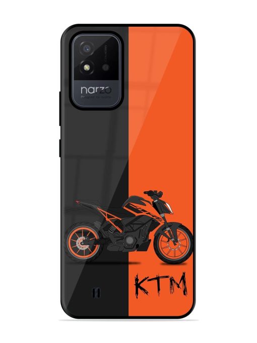 Orange Beast Glossy Soft Edge Case for Realme Narzo 50I Chachhi