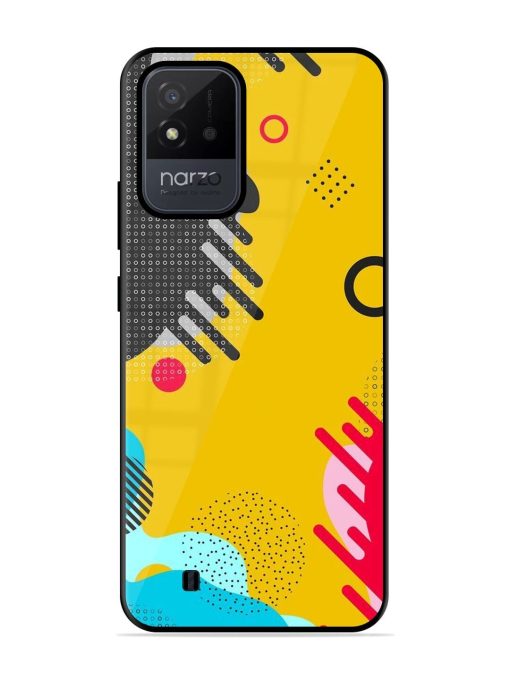 Neon Pop Glossy Soft Edge Case for Realme Narzo 50I Chachhi